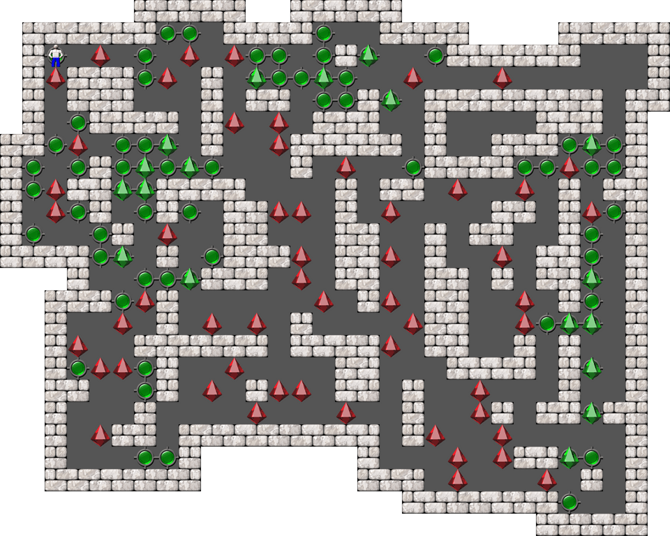 Sokoban Mass Remodel level 1203